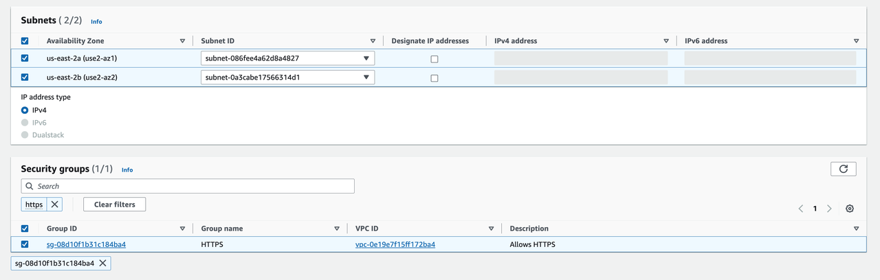 Create Endpoint SG